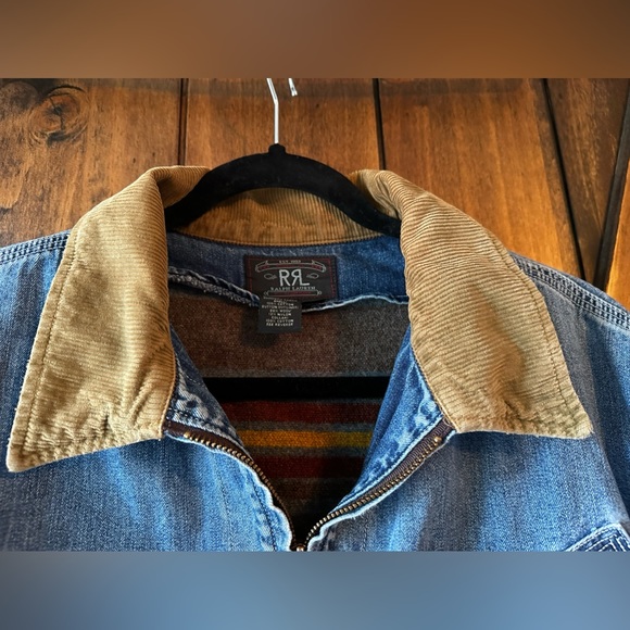 RRL Ralph Lauren 2 Piece Jean Wool Jacket - Picture 4 of 13